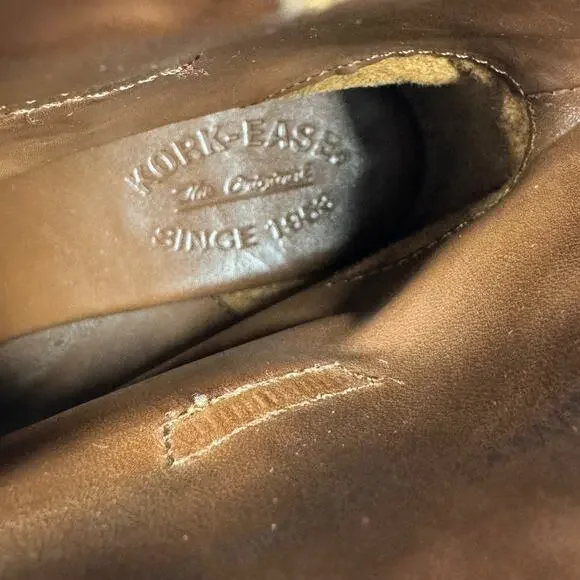 Kork-Ease Katie Red Studded Leather Ankle Booties 8 Western Harness Moto Boho - Picture 10 of 12